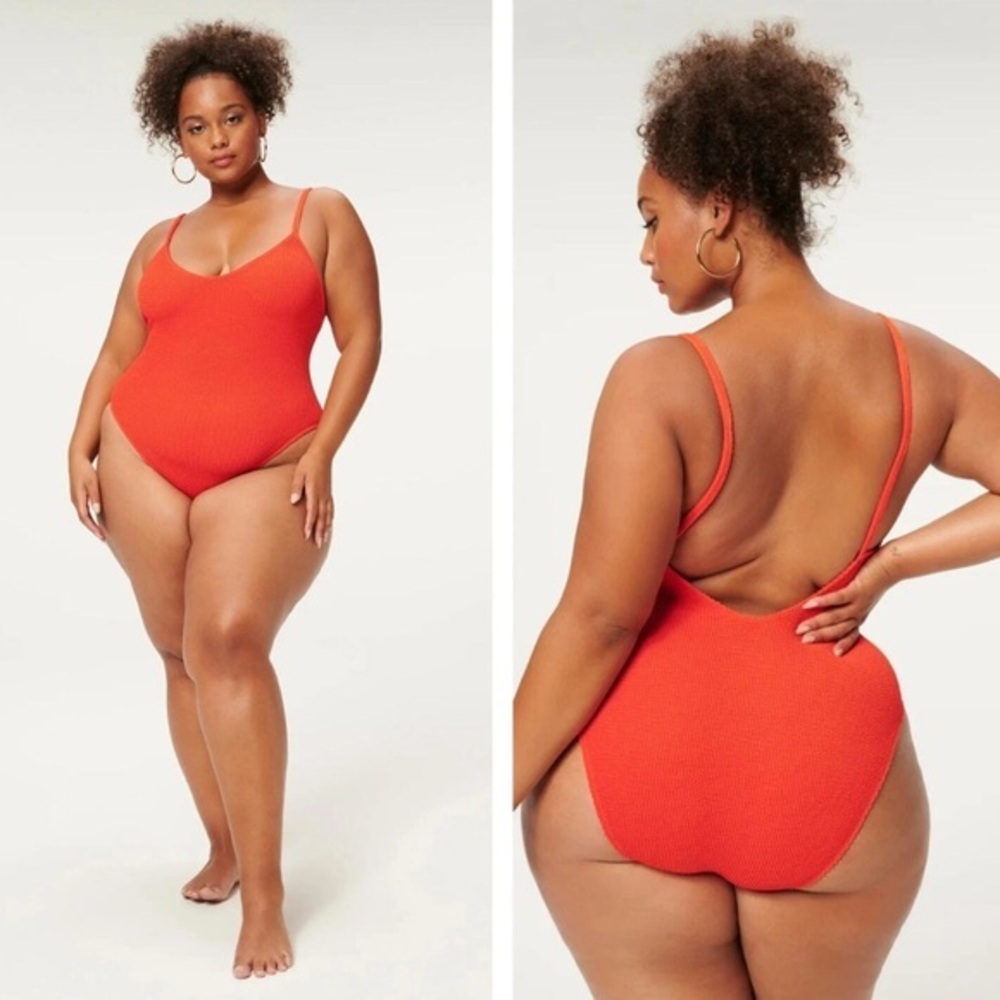 NWOT Good American Red Always Fits One-Piece Swimsuit Size 7/8 (4XL/5XL)